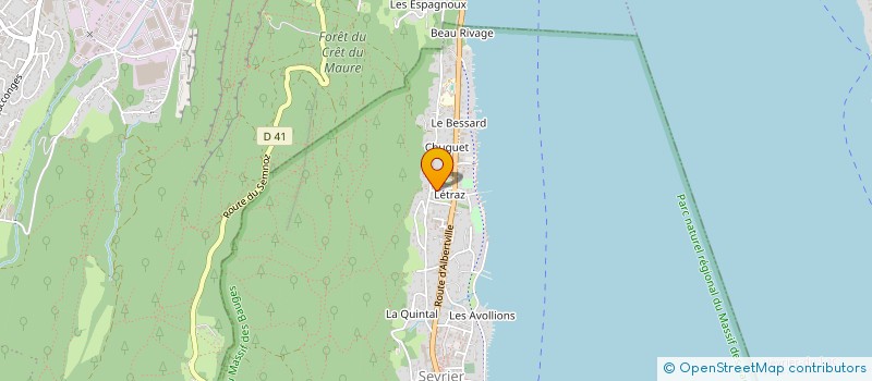 localisation de l'entreprise SDF CHIROL OLIVIER ET LEJOILLE PATRICK à SEVRIER