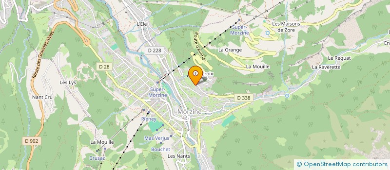 localisation de l'entreprise SDF CLEMENTS BEXON  MORZINE