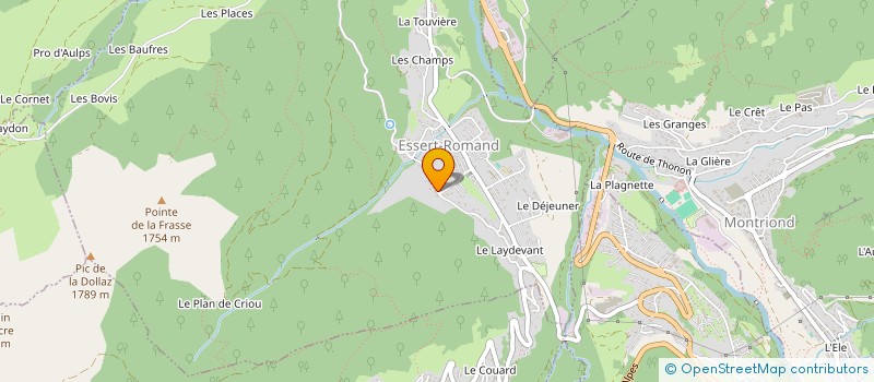 localisation de l'entreprise SDF COOKE - WILLIAMS  MORZINE