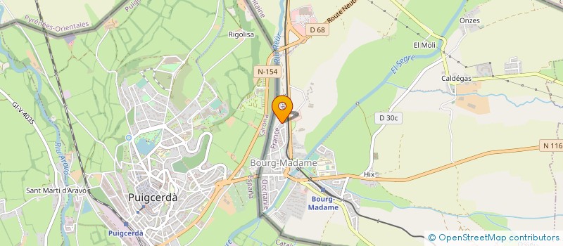 localisation de l'entreprise SDF COROUGE GUILLOT SOURROQUE  BOURG-MADAME