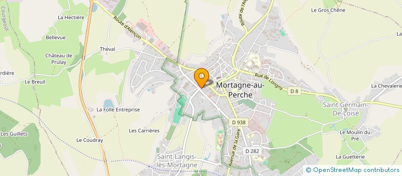 localisation de l'entreprise SDF COUSIN YVES ET MONIQUE à MORTAGNE-AU-PERCHE
