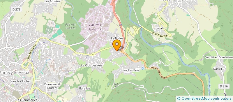 localisation de l'entreprise SDF CROSET CEDRIC ET AMANDINE à ANNECY