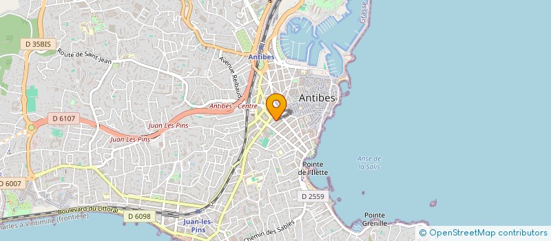 localisation de l'entreprise SDF DANA-LAENNEC-LORAND à ANTIBES