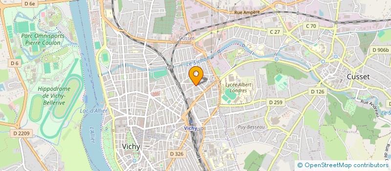 localisation de l'entreprise SDF DAUPHANT MARIA à VICHY
