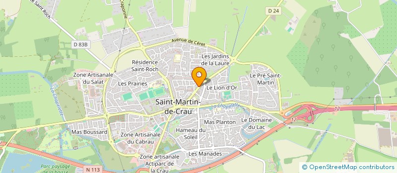 localisation de l'entreprise SDF DEBAINS CHAVENT  SAINT-MARTIN-DE-CRAU