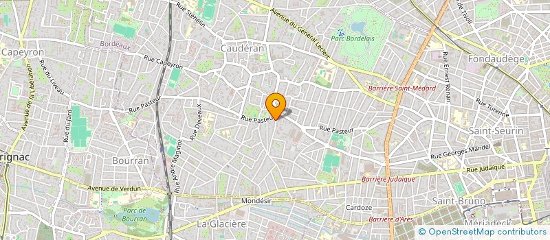 localisation de l'entreprise SDF DELIN MEZIAT MOREL  BORDEAUX