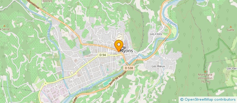 localisation de l'entreprise SDF DEMICHELIS ROGER ET ARLAUD FREDERIC  NYONS