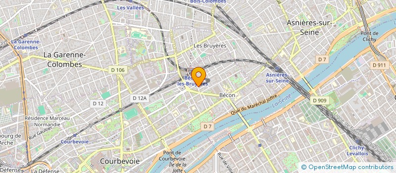localisation de l'entreprise SDF DHEILLY-DE ROUGE à COURBEVOIE