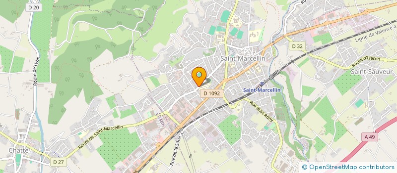 localisation de l'entreprise SDF DOCTEUR BLANC DOCTEUR DAUMET à SAINT-MARCELLIN