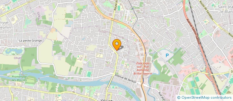 localisation de l'entreprise SDF DOCTEURS BRISSET RONSSE VALVERDE à OLIVET