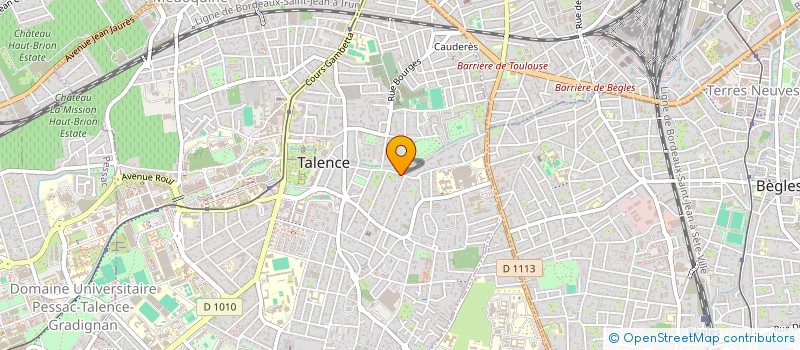 localisation de l'entreprise SDF DOCTEURS CASTILLON ET KHUONG  TALENCE