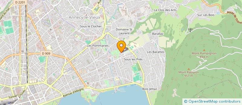 localisation de l'entreprise SDF DUPUCH DRANCES S&FINESSO A à ANNECY