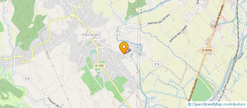 localisation de l'entreprise SDF DURRIEU FORTAS à PIERREVERT
