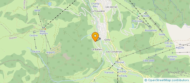 localisation de l'entreprise SDF ELLS à LA CLUSAZ