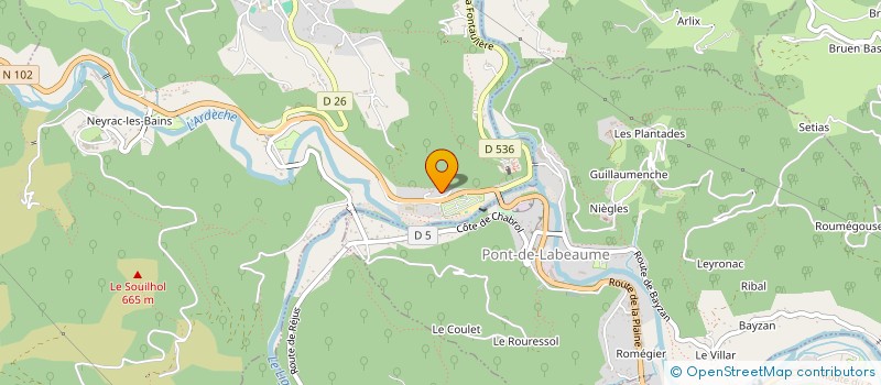 localisation de l'entreprise SDF ESNAULT CELINE&ESNAULT JEAN RENE  MEYRAS