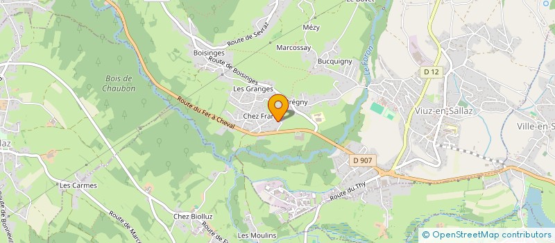 localisation de l'entreprise SDF FAURE ERIC & VALERIE  VIUZ-EN-SALLAZ