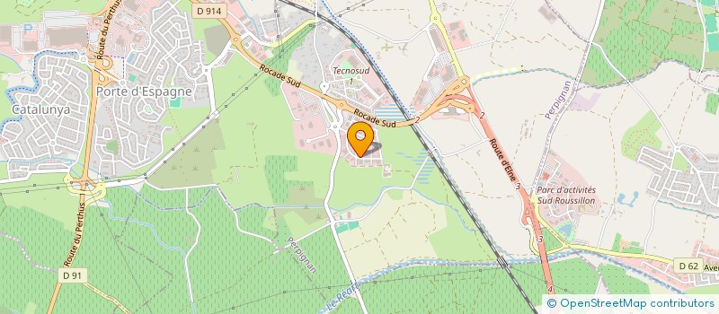 localisation de l'entreprise SDF FOURNIE QUESADA  PERPIGNAN