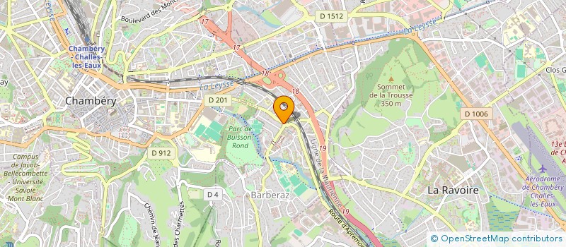 localisation de l'entreprise SDF FRANCONY PIERRE ET GEORGES  BARBERAZ