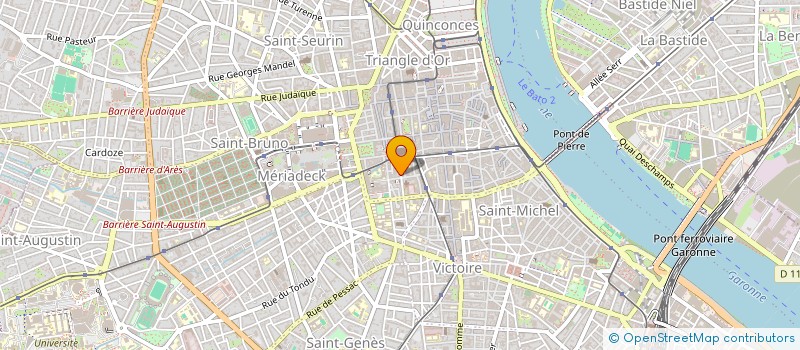 localisation de l'entreprise SDF FRANQUES RENERIC P TABARIN M  BORDEAUX