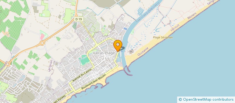 localisation de l'entreprise SDF GAELLE ET QUENTIN GROOSMAN  VALRAS-PLAGE