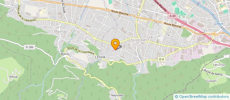 localisation de l'entreprise SDF GAL à SCIONZIER