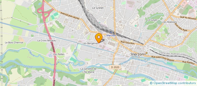 localisation de l'entreprise SDF GALLON BOTTINE à VIERZON