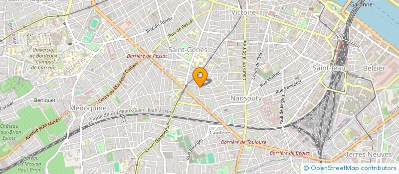 localisation de l'entreprise SDF GARY SEGUI à BORDEAUX