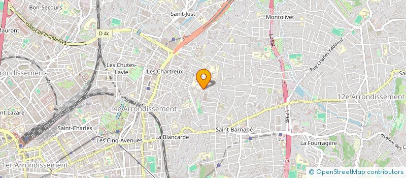 localisation de l'entreprise SDF GIORDANO FEUTREN à MARSEILLE