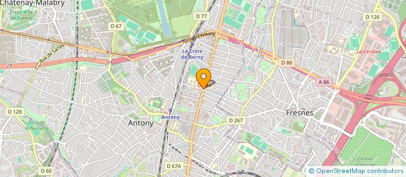 localisation de l'entreprise SDF GONCALVES MACEDO à ANTONY