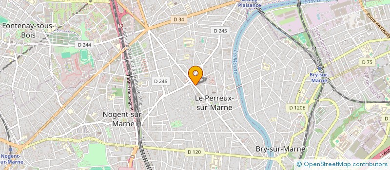localisation de l'entreprise SDF GOURDY ET VIVES à LE PERREUX-SUR-MARNE