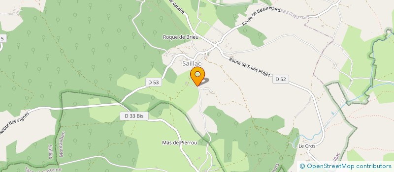 localisation de l'entreprise SDF GUILHEM PATRICK ET BENJAMIN à SAILLAC