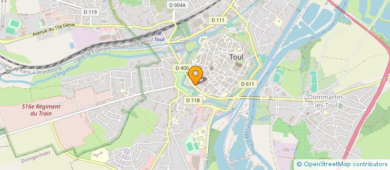 localisation de l'entreprise SDF HANUS VAISSIER  TOUL