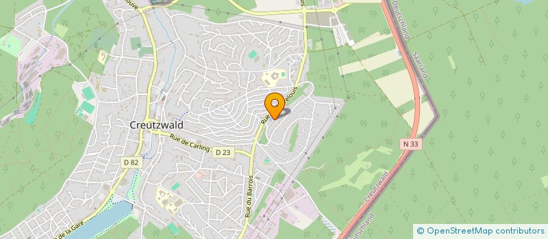 localisation de l'entreprise SDF HEINTZ FRERES  CREUTZWALD