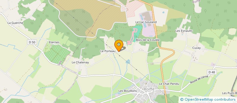 localisation de l'entreprise SDF HERBAULT ANDRE ET GAETANE à LES TROIS-MOUTIERS