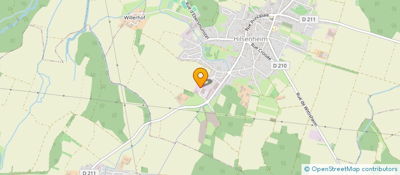 localisation de l'entreprise SDF INVEST  HILSENHEIM