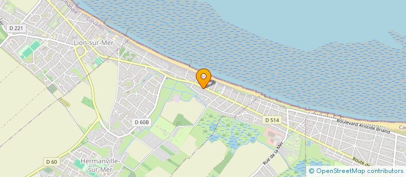 localisation de l'entreprise SDF JEANNE VINCENT ET DENIS - ARMEMENT LE ST ANDRE IRENE  HERMANVILLE-SUR-MER