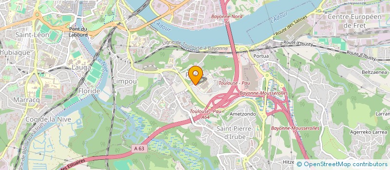 localisation de l'entreprise SDF JOLLANT PICOT VACHER VOISIN  BAYONNE