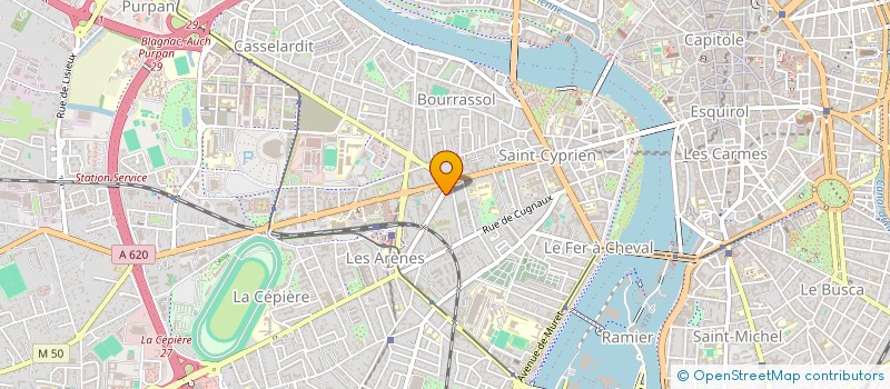 localisation de l'entreprise SDF KACIMI à TOULOUSE