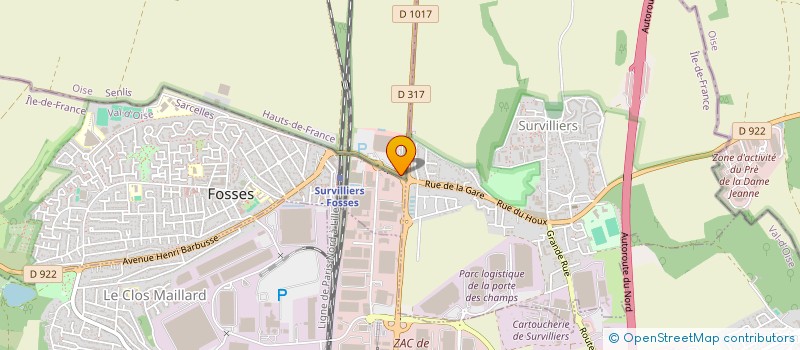 localisation de l'entreprise SDF KRIEF LIPSZYC SAFA  LA CHAPELLE-EN-SERVAL