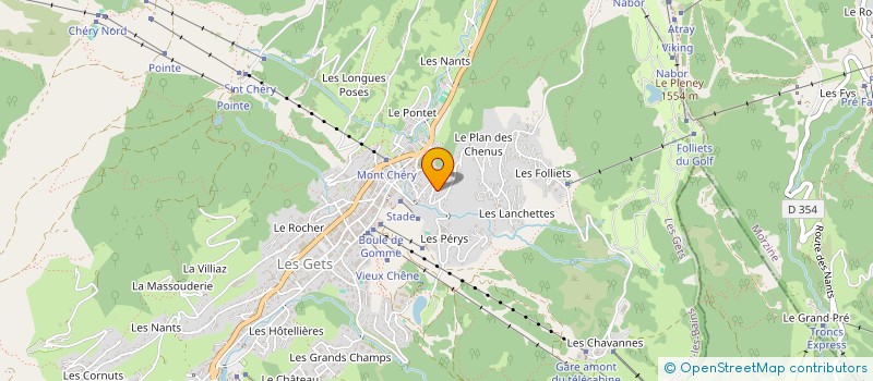 localisation de l'entreprise SDF KRUGER VAN SCHOONHOVEN  LES GETS