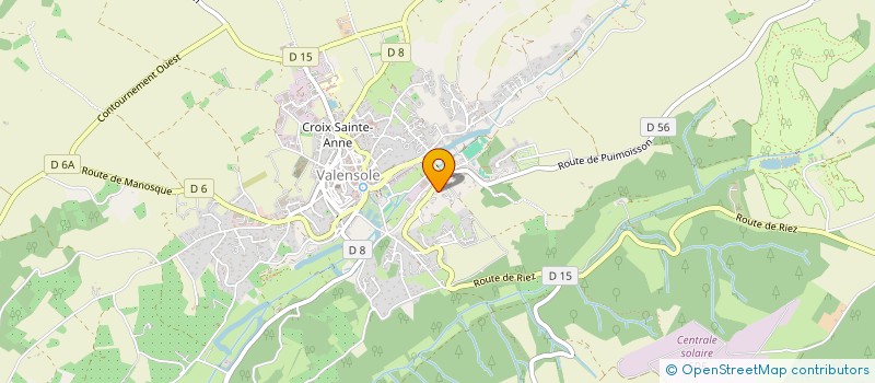 localisation de l'entreprise SDF LA ROSERAIE à VALENSOLE