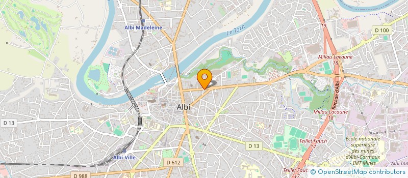 localisation de l'entreprise SDF LAFORGUE BESSET à ALBI