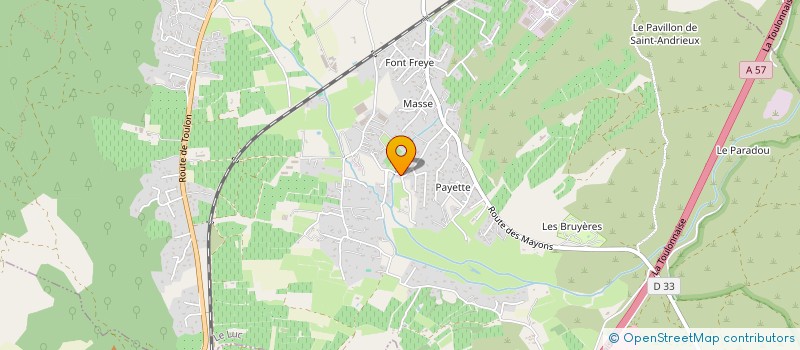 localisation de l'entreprise SDF LAMY  LE LUC