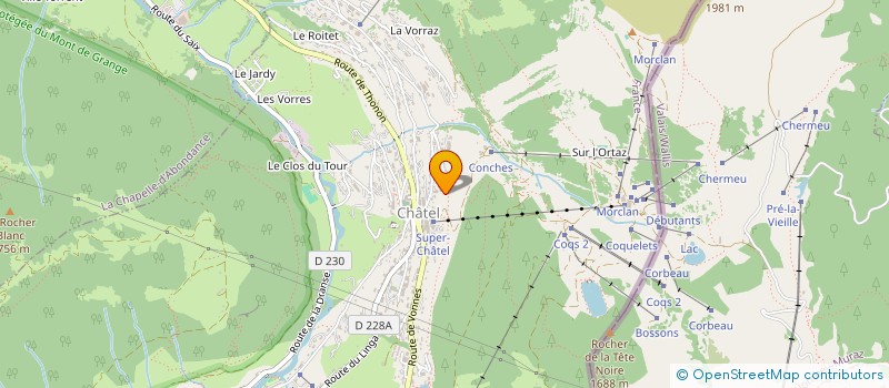 localisation de l'entreprise SDF LANE WILLIAMSON  CHATEL