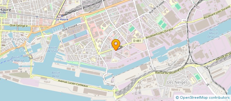 localisation de l'entreprise SDF LAOSK LAVAR à LE HAVRE