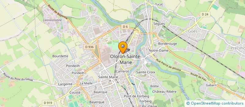 localisation de l'entreprise SDF LAVIE PIERRE ET JEAN  OLORON SAINTE MARIE