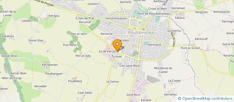 localisation de l'entreprise SDF LE BIHAN-PASQUIOU à PLOUDALMEZEAU