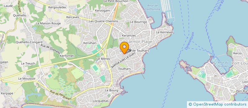 localisation de l'entreprise SDF LE VEXIER à LARMOR-PLAGE