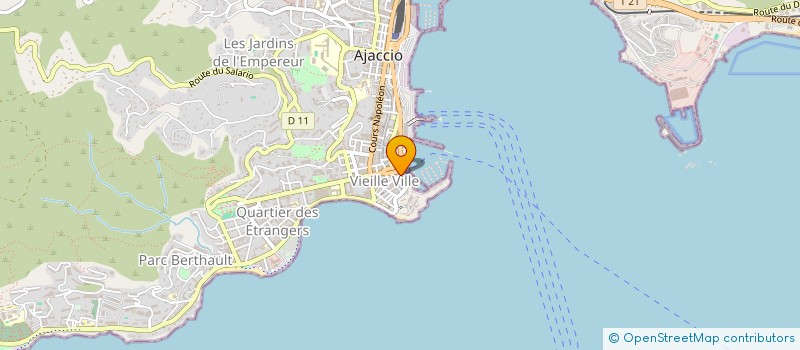 localisation de l'entreprise SDF LEVY CLAUDE ET GRIMALDI PAUL à AJACCIO