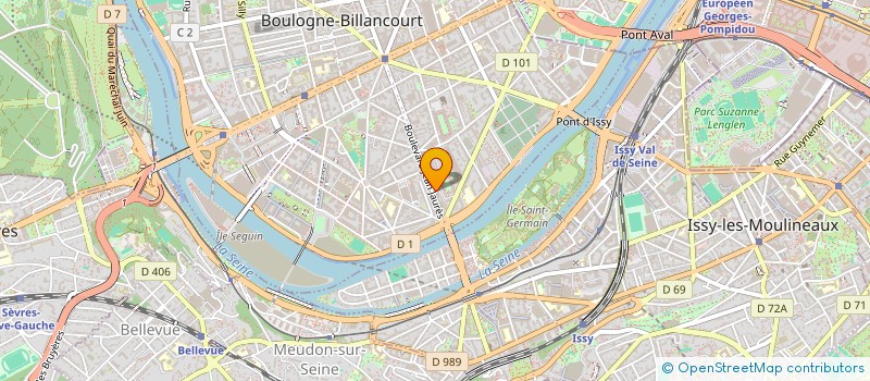 localisation de l'entreprise SDF LEVY JACQUES ET LEVY ALFRED  BOULOGNE-BILLANCOURT